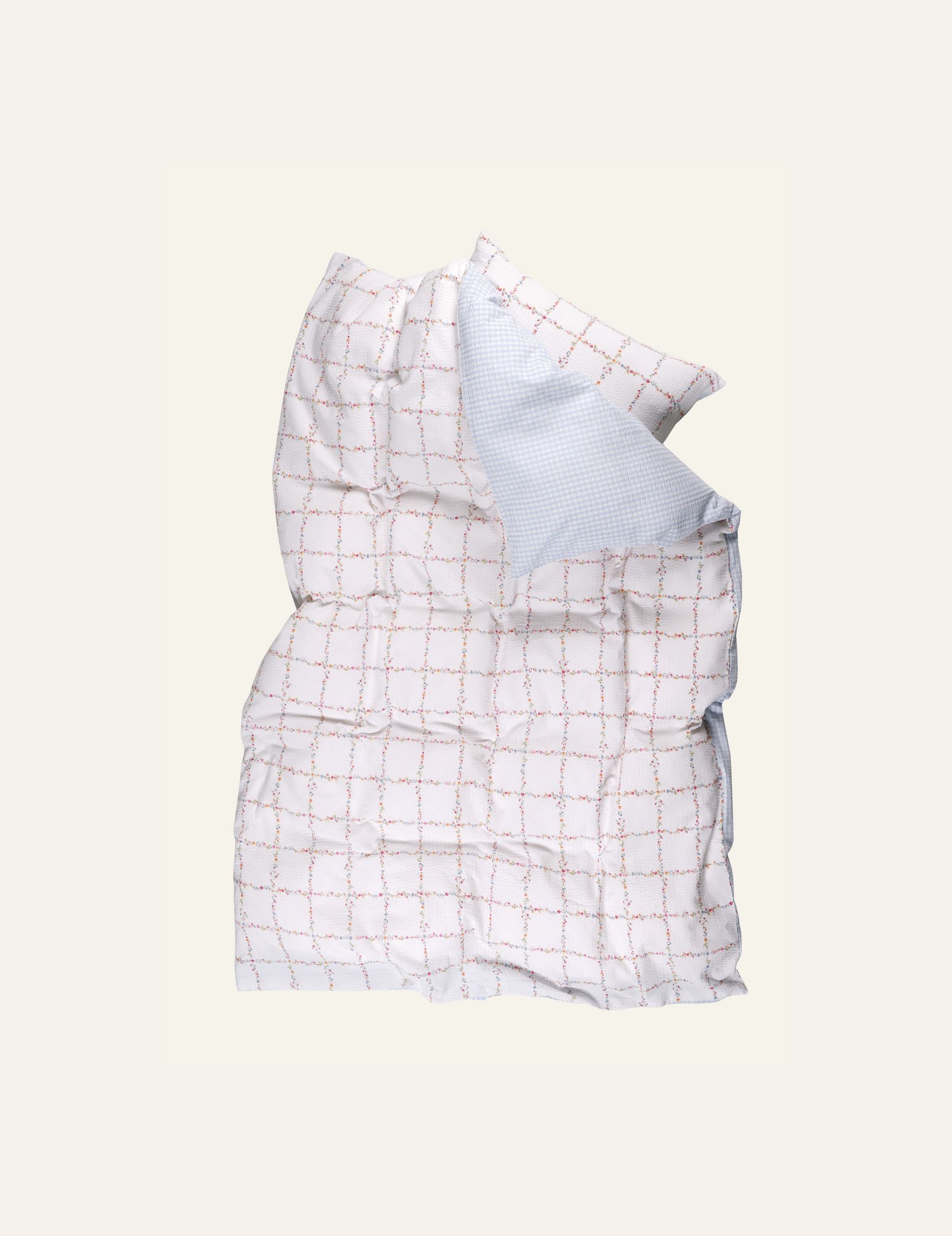 Pussilakanasetti kreppipuuvillaa moniväri - 2