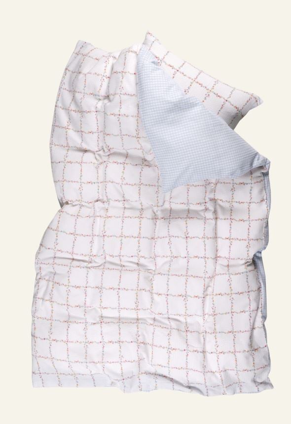 Pussilakanasetti kreppipuuvillaa moniväri - 4