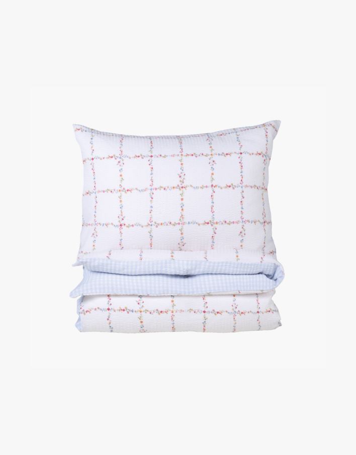 Pussilakanasetti kreppipuuvillaa moniväri - 230x220 cm moniväri - 1