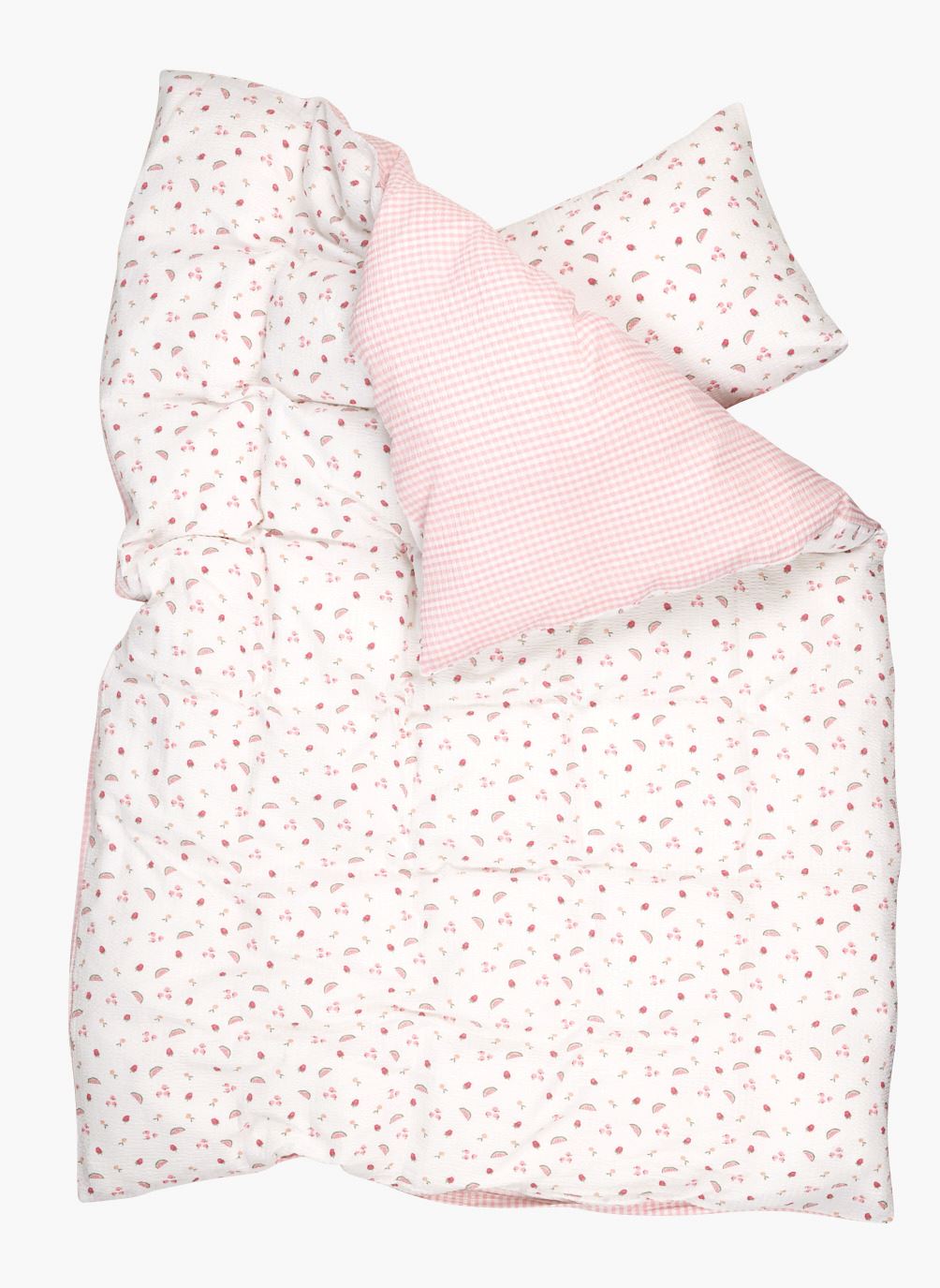 Pussilakanasetti kreppipuuvillaa moniväri - 2