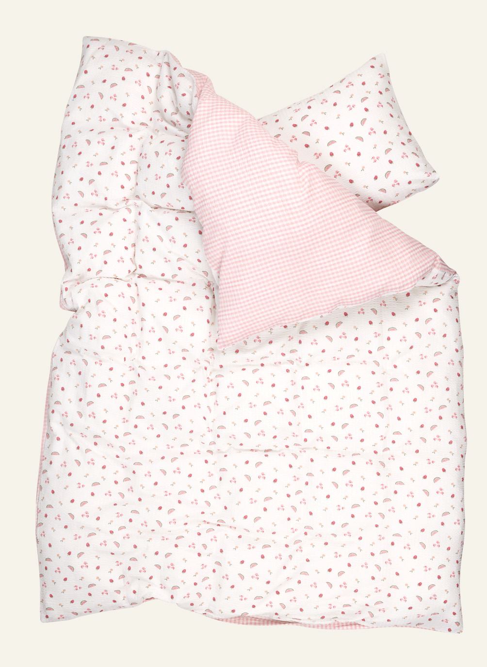 Pussilakanasetti kreppipuuvillaa moniväri - 5