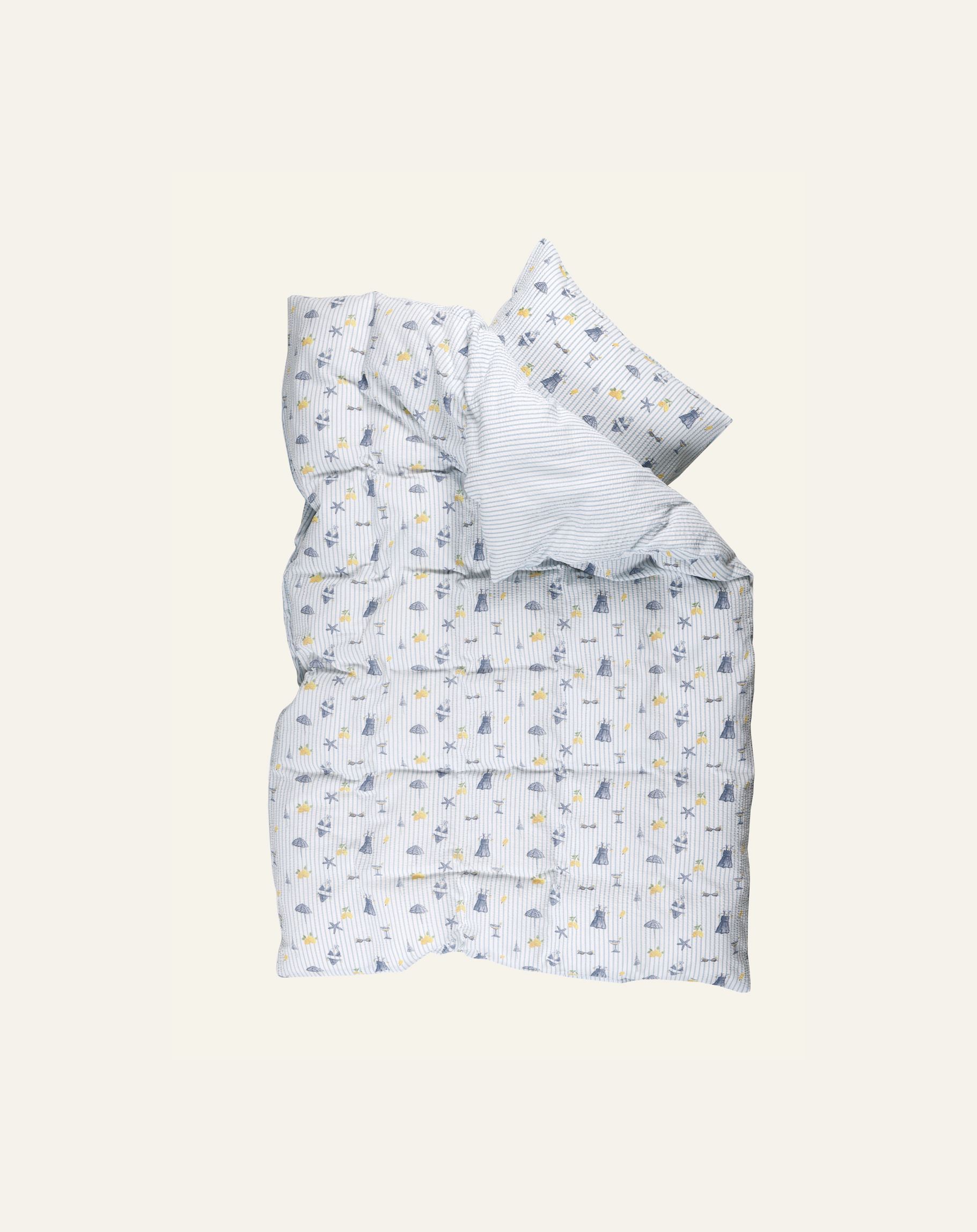 Pussilakanasetti kreppipuuvillaa moniväri - 2