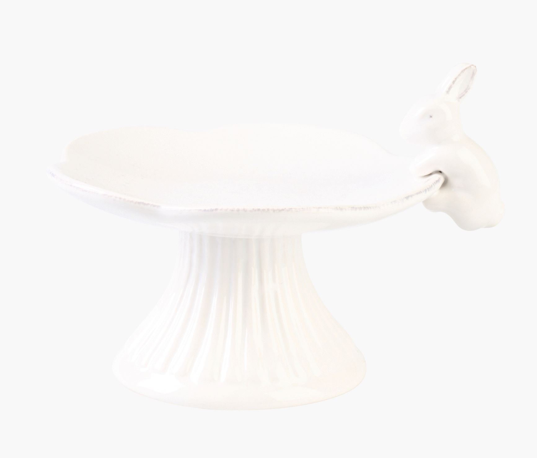 Jalallinen astia valkoinen - 15,3x13x11 cm valkoinen - 1