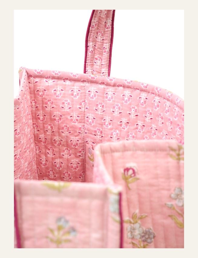 Kangaskassi roosa - 3