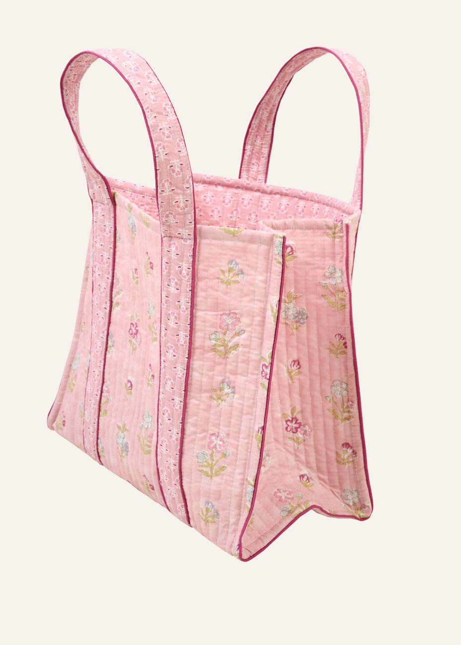 Kangaskassi roosa - 2