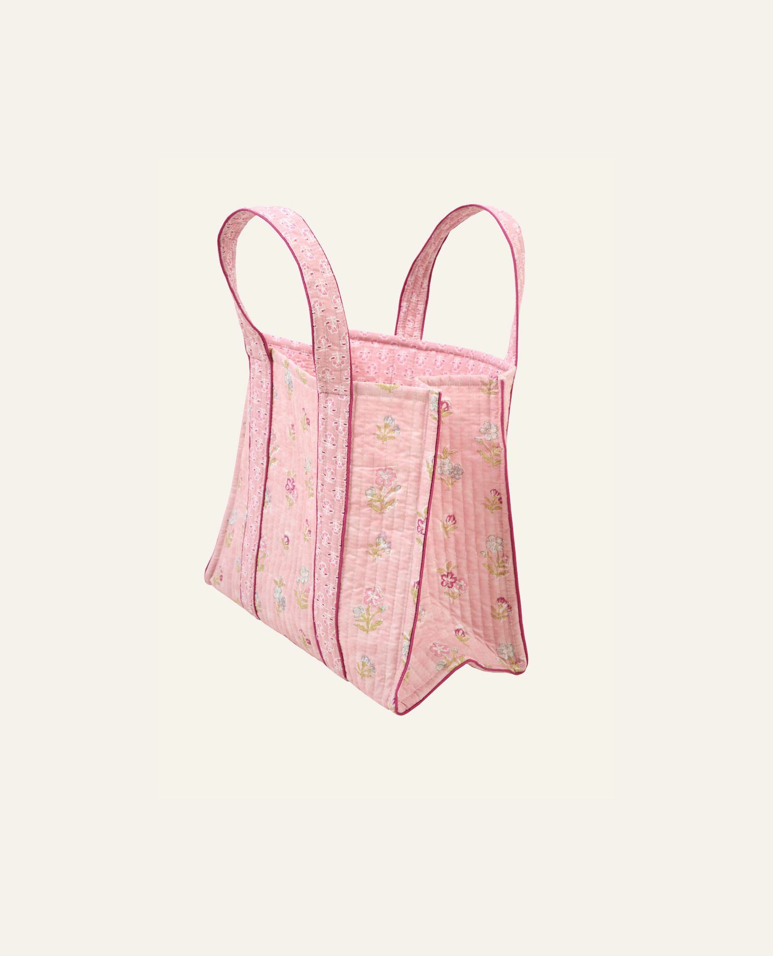 Kangaskassi roosa - 2