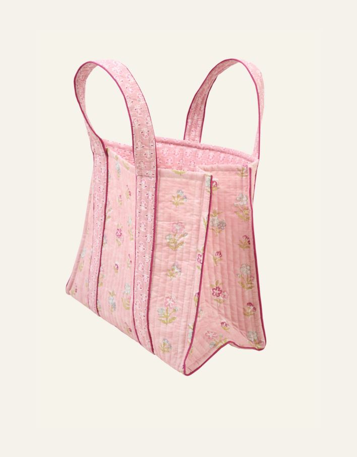 Kangaskassi roosa - 2