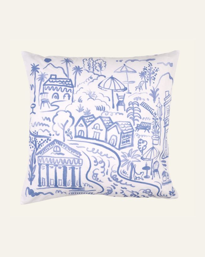 Koristetyynynpäällinen moniväri/sininen - 50x50 cm moniväri/sininen - 1