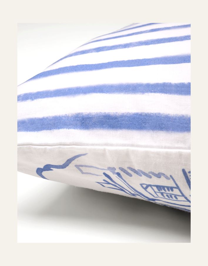 Koristetyynynpäällinen moniväri/sininen - 3