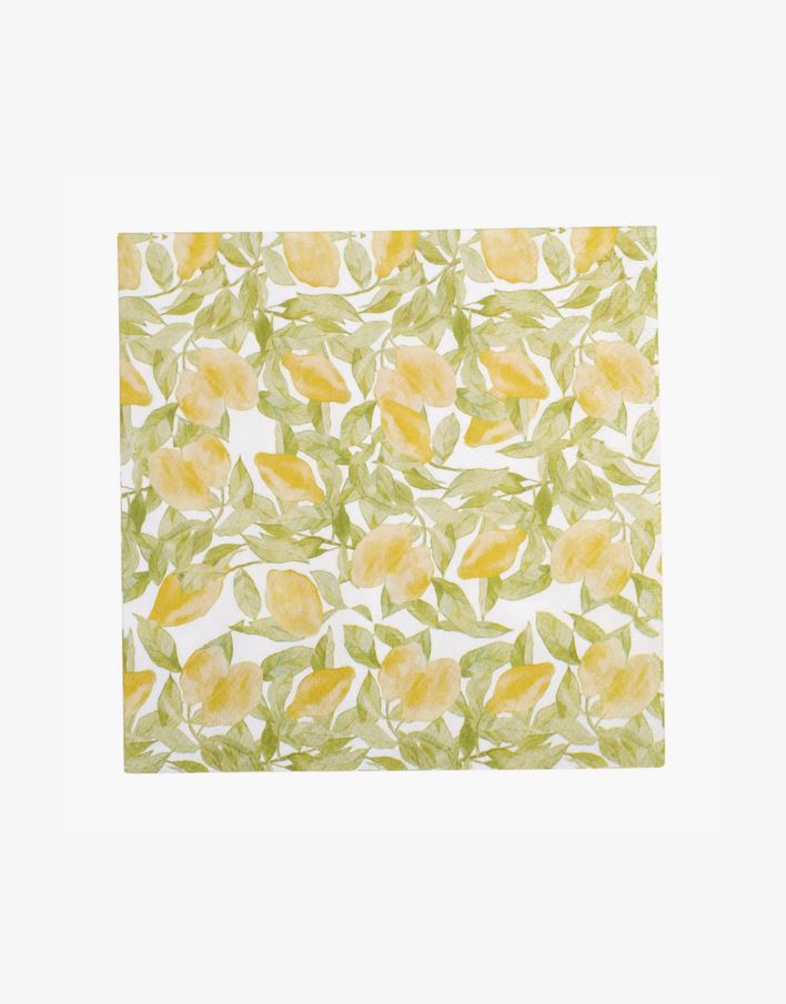 Paperiservetit moniväri/keltainen - 33x33 cm moniväri/keltainen - 1