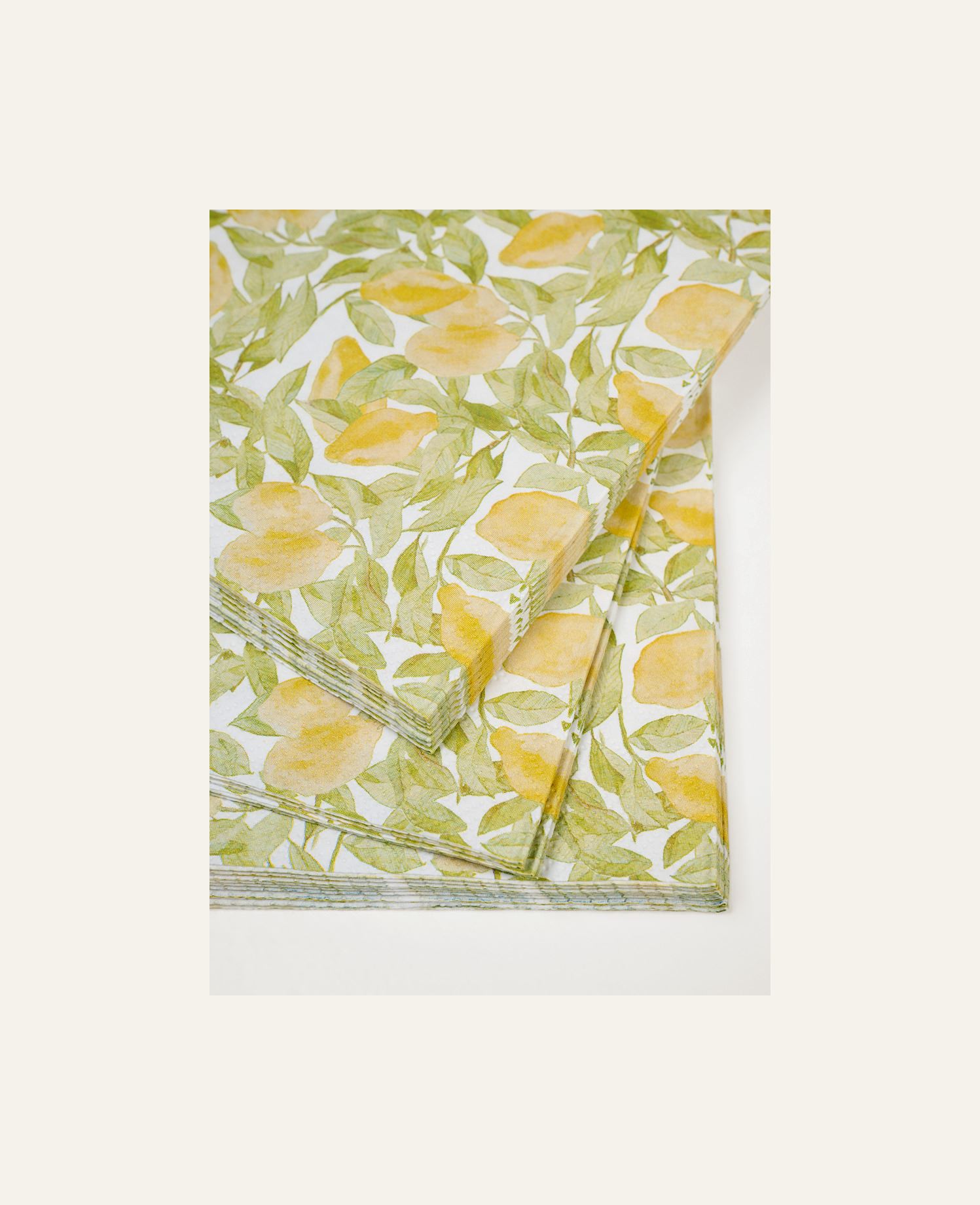 Paperiservetit moniväri/keltainen - 2