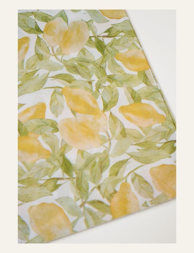 Ruokapaperiservetti moniväri/keltainen - 2