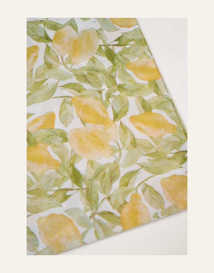 Ruokapaperiservetti moniväri/keltainen - 2