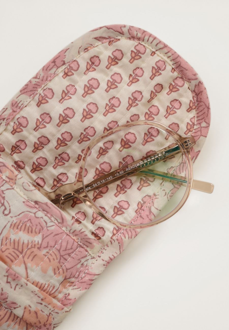 Silmälasikotelo moniväri/roosa - 2