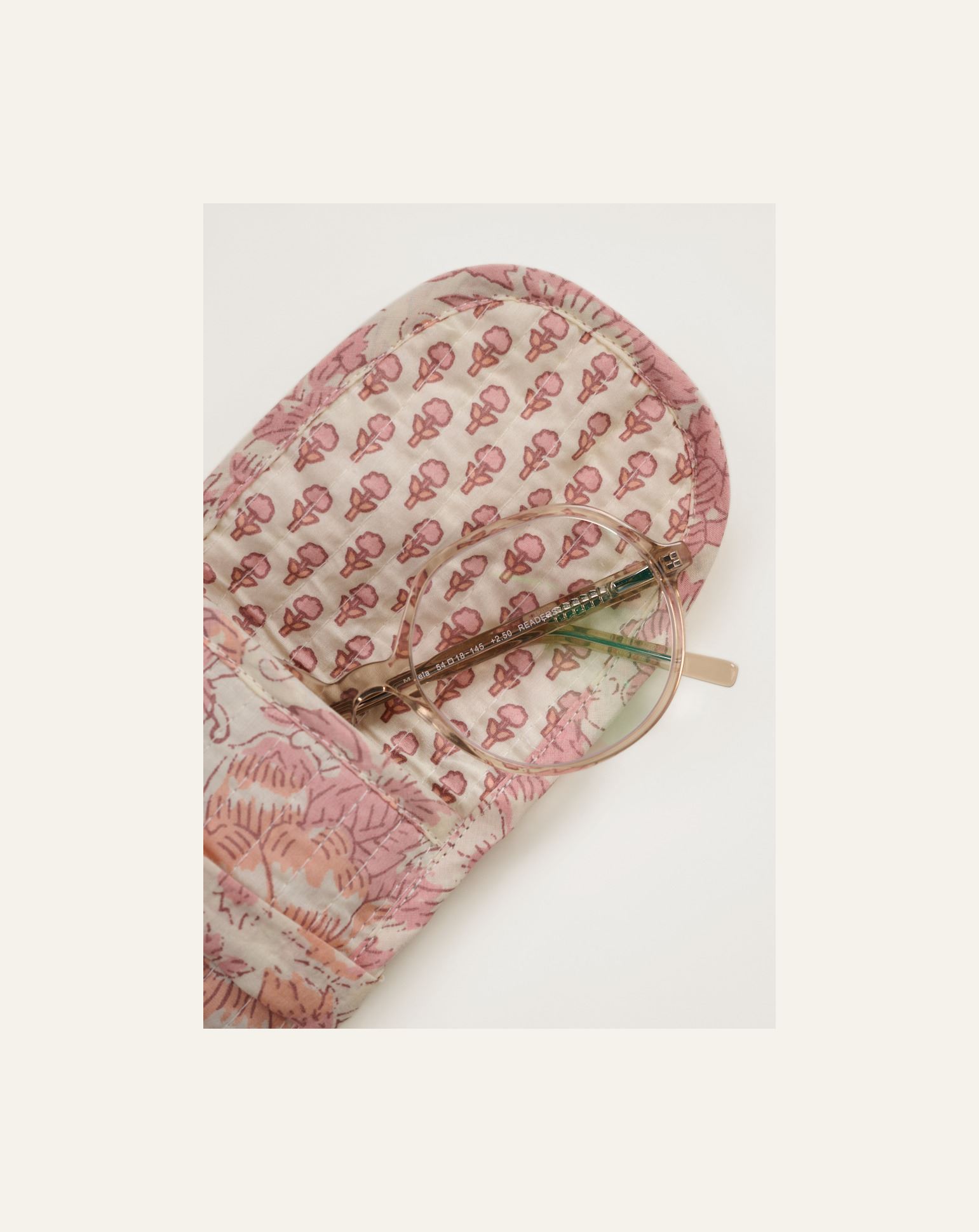 Silmälasikotelo moniväri/roosa - 2