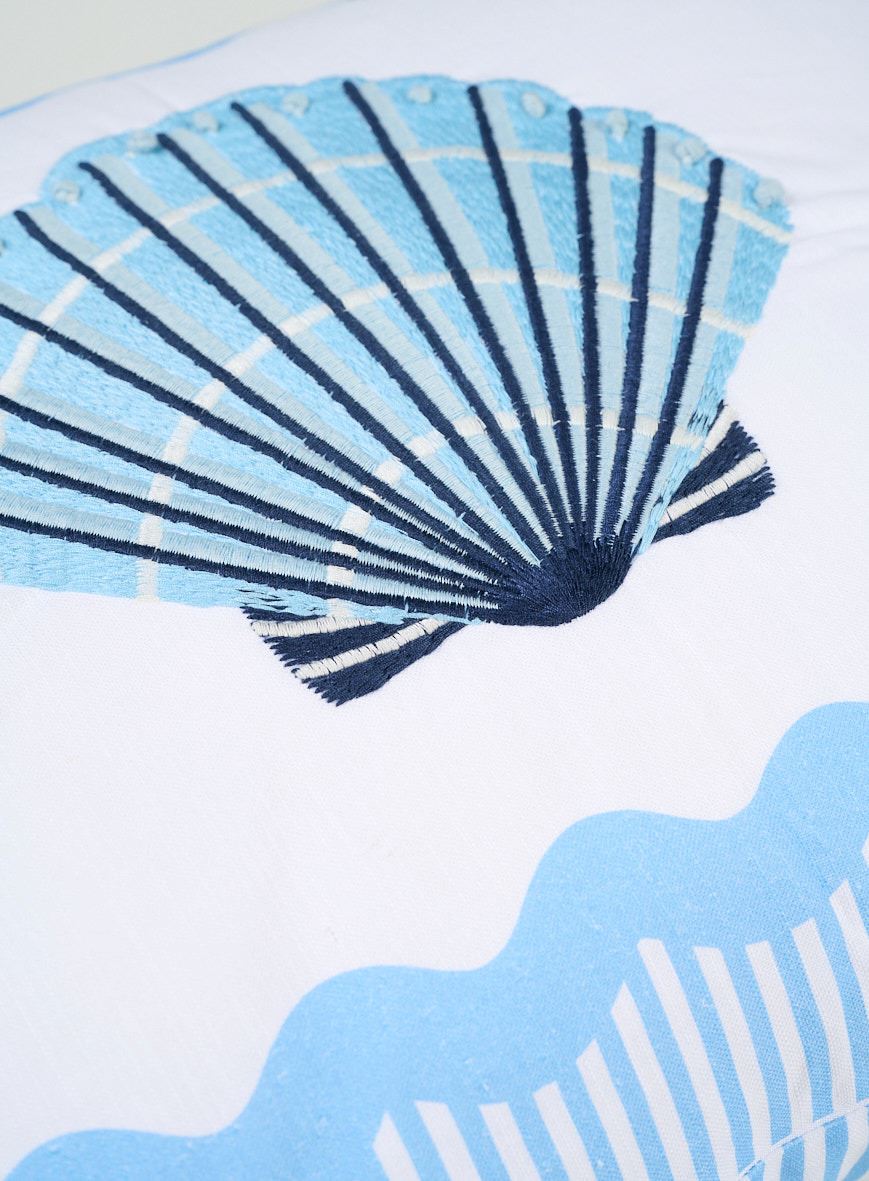 Koristetyynynpäällinen moniväri/sininen - 2