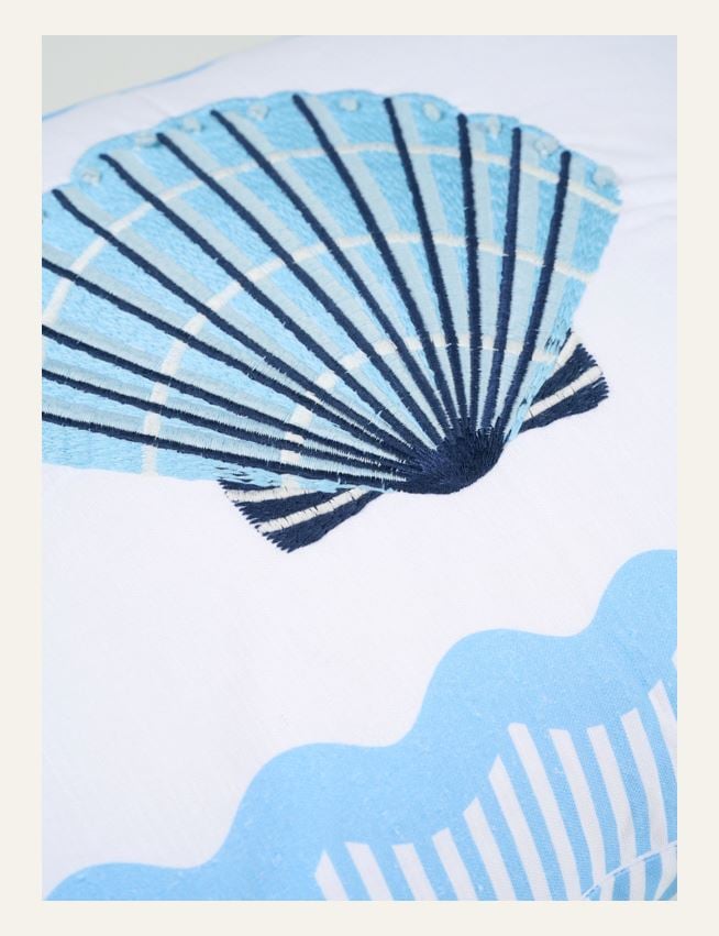 Koristetyynynpäällinen moniväri/sininen - 2