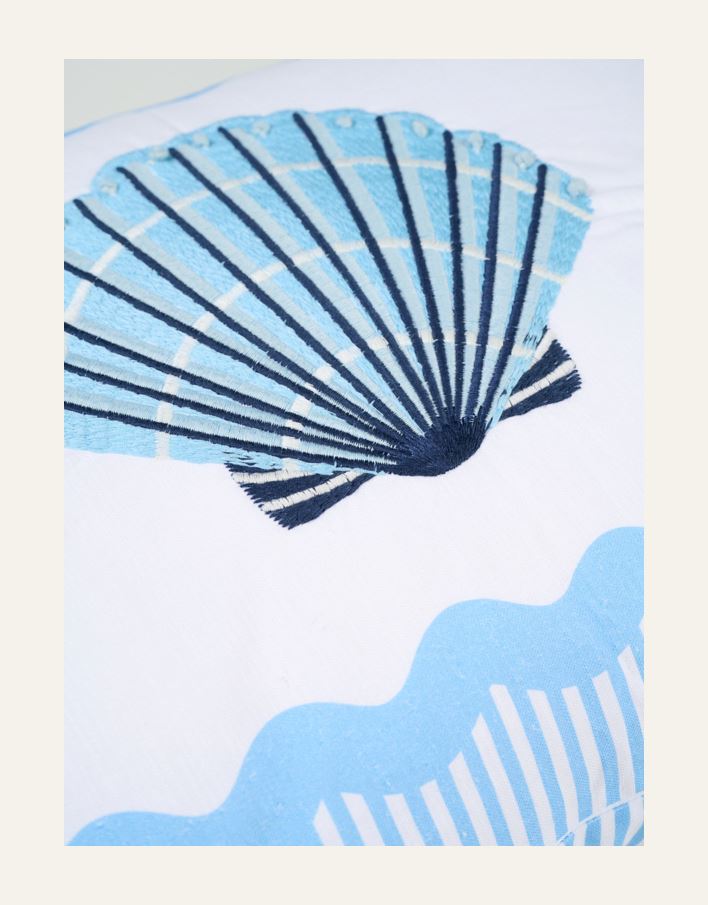 Koristetyynynpäällinen moniväri/sininen - 2