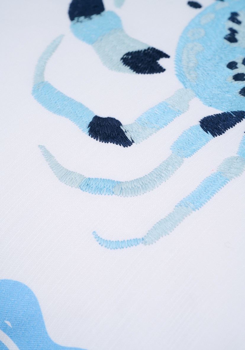 Koristetyynynpäällinen moniväri/sininen - 2