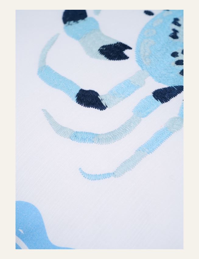 Koristetyynynpäällinen moniväri/sininen - 2