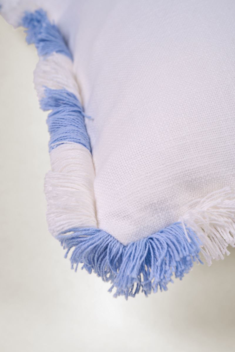 Koristetyynynpäällinen moniväri/valkoinen - 2