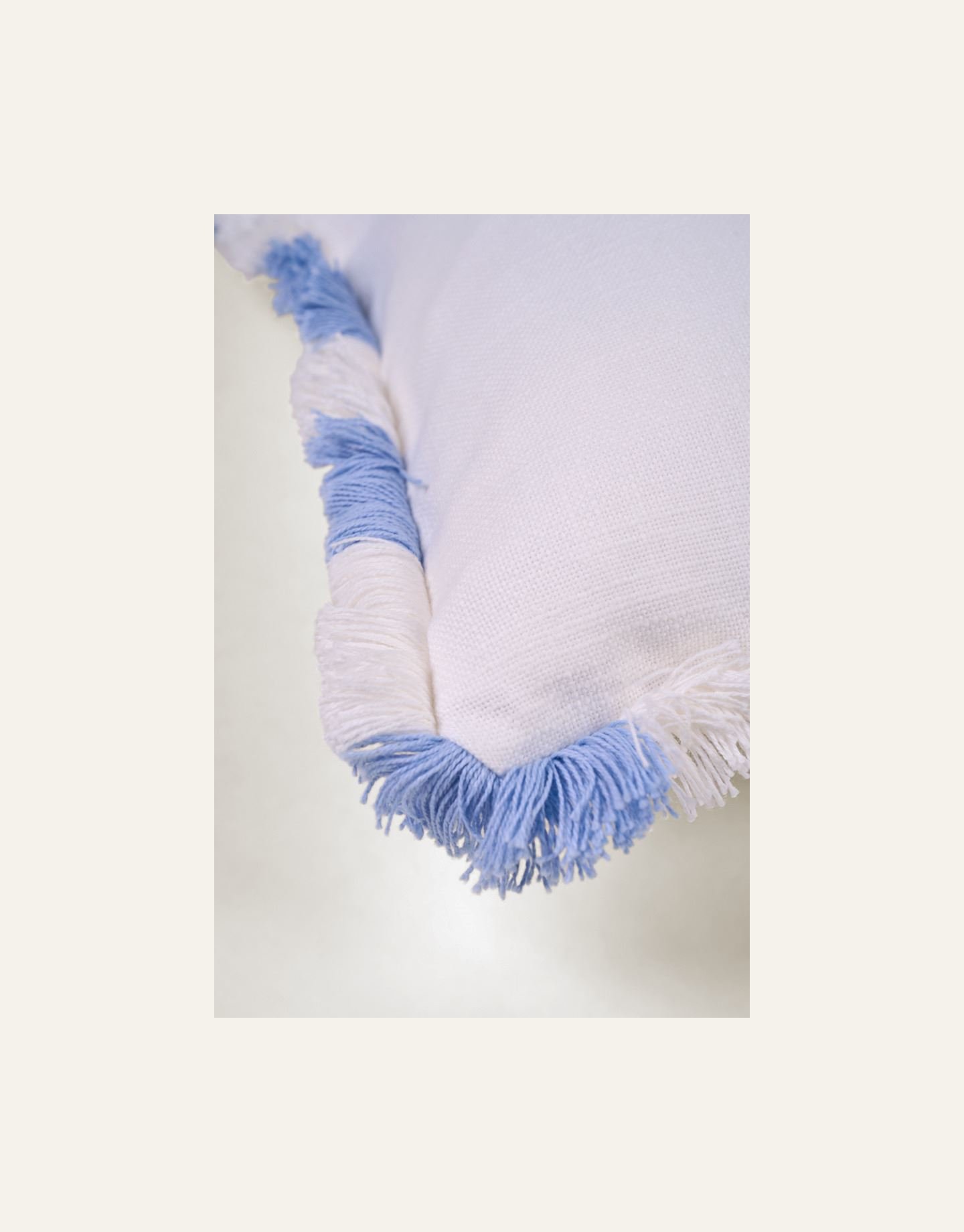 Koristetyynynpäällinen moniväri/valkoinen - 2