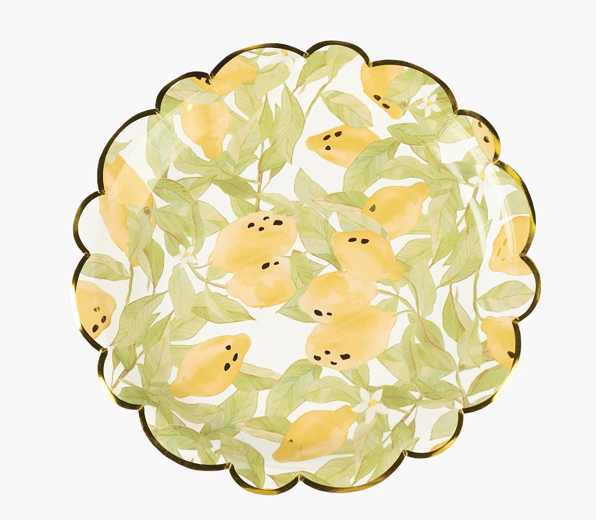 Pahvilautanen 8kpl moniväri/keltainen - ø22,5 cm moniväri/keltainen - 1