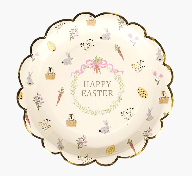 Pahvilautanen 8kpl moniväri - ø22,5 cm moniväri - 1