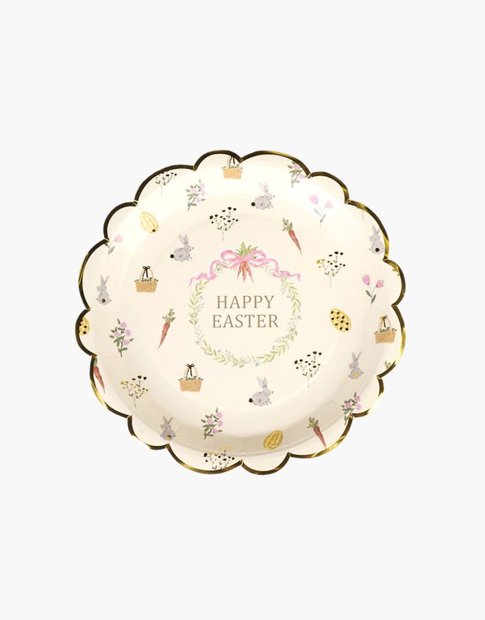 Pahvilautanen 8kpl moniväri - ø22,5 cm moniväri - 1