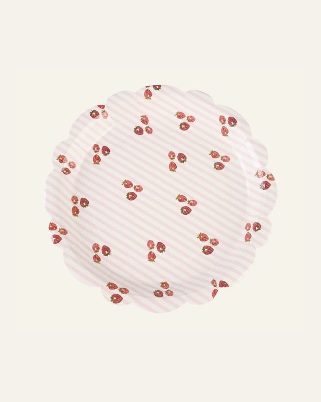 Pahvilautanen 8kpl moniväri/roosa - ø22,5 cm moniväri/roosa - 1