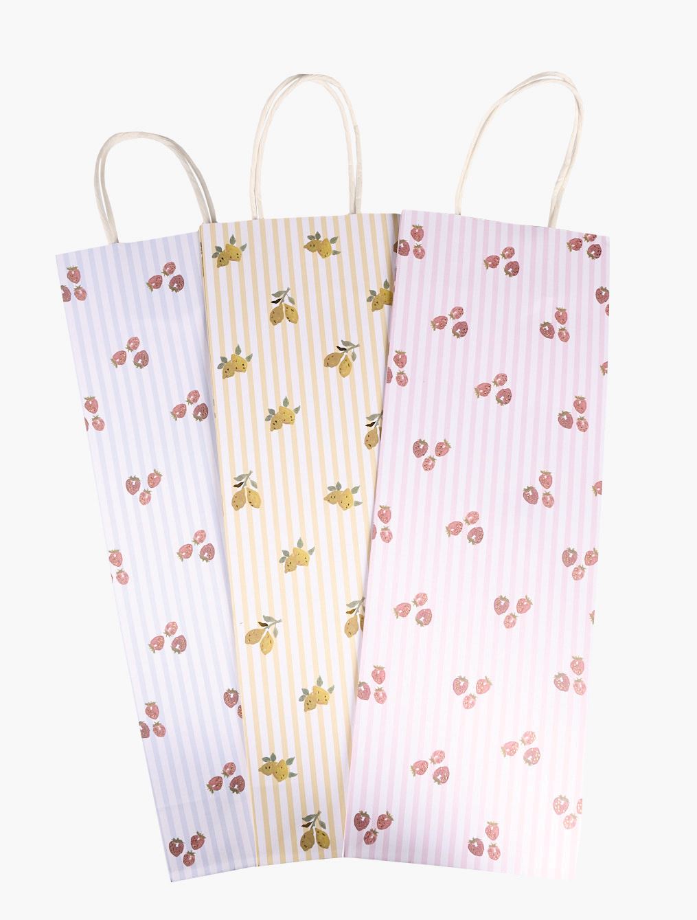 Pullon pussi 3kpl moniväri - 12x36x10 cm moniväri - 1