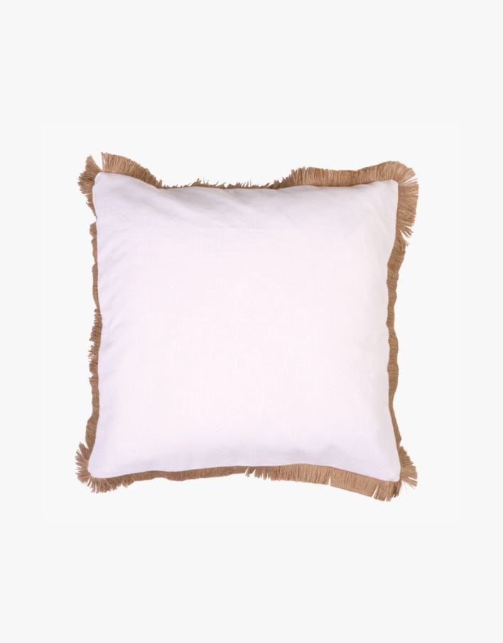 Koristetyynynpäällinen valkoinen - 50x50 cm valkoinen - 1