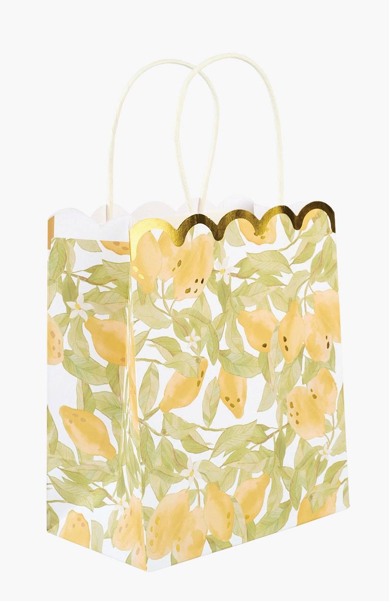 Lahjapussi 3kpl moniväri/keltainen - 17x20x10 cm moniväri/keltainen - 1