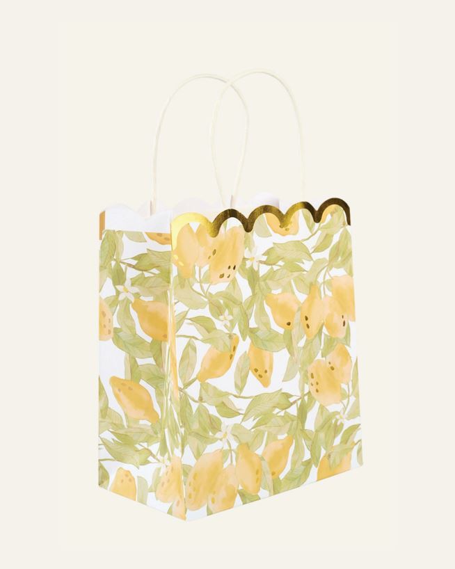 Lahjapussi 3kpl moniväri/keltainen - 17x20x10 cm moniväri/keltainen - 1