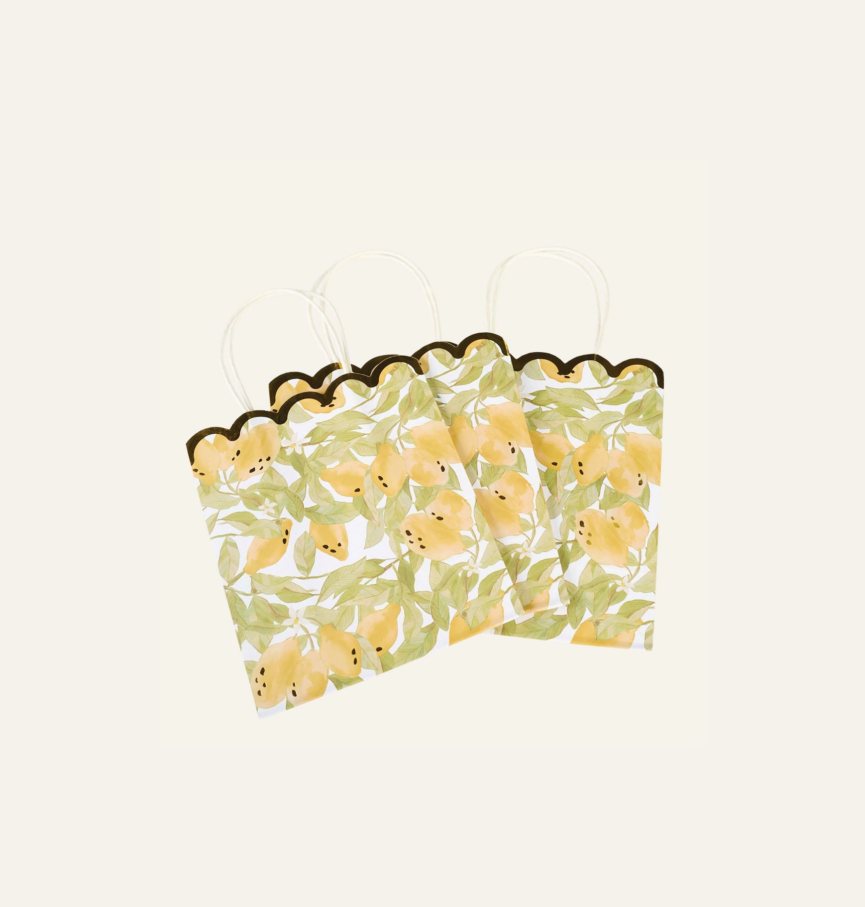 Lahjapussi 3kpl moniväri/keltainen - 2