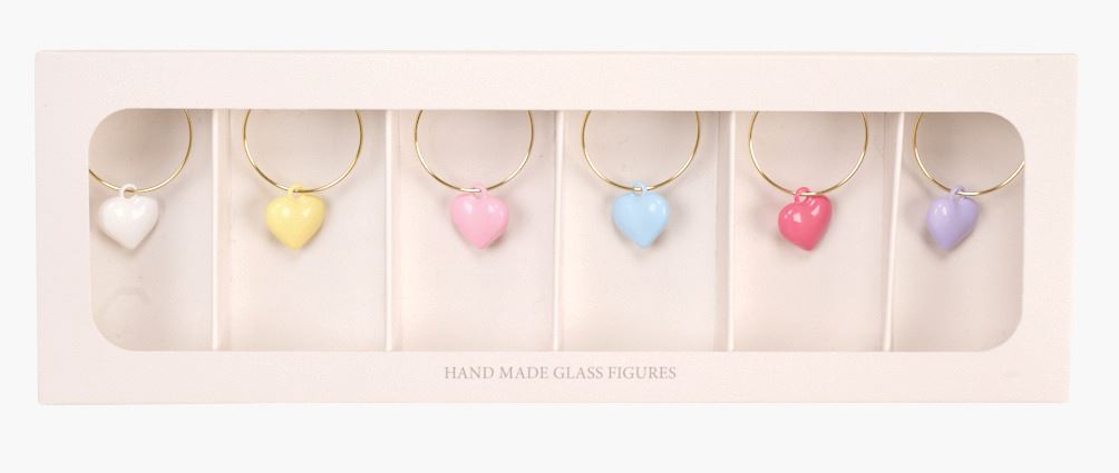 Lasimerkit moniväri - 2,5x5x0,2 cm moniväri - 1