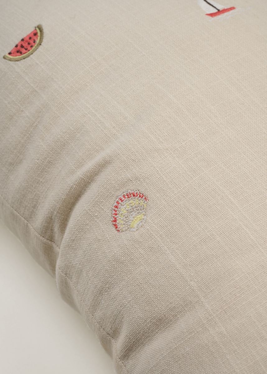 Koristetyynynpäällinen moniväri/beige - 2