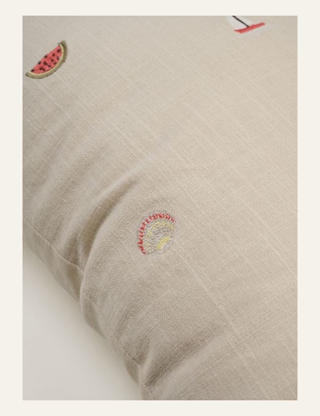 Koristetyynynpäällinen moniväri/beige - 2