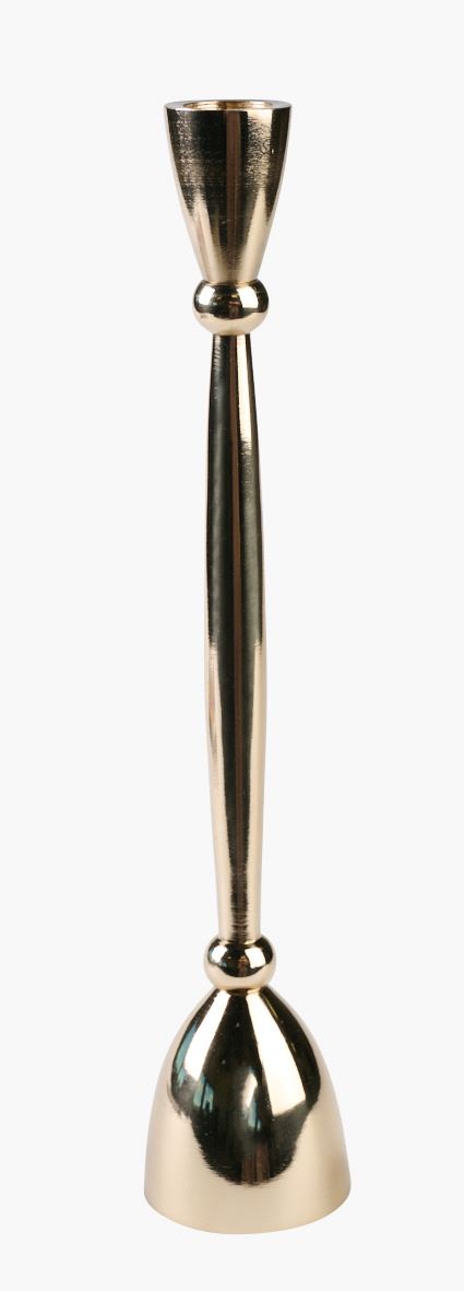 Kynttilänjalka kulta - 5,5x5,5x22 cm kulta - 1