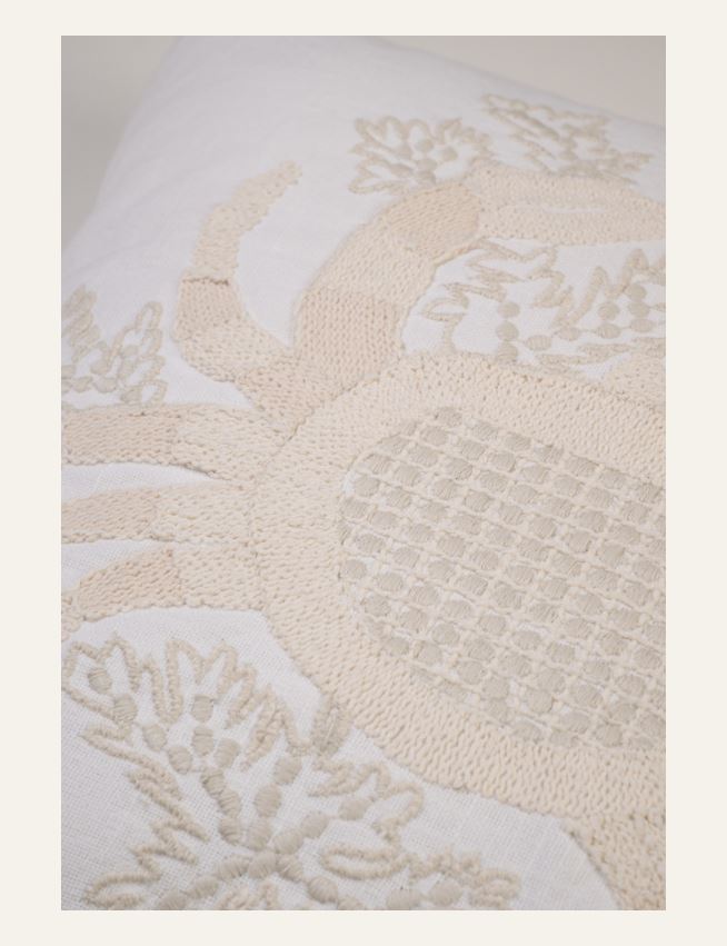 Koristetyyny valkoinen - 2