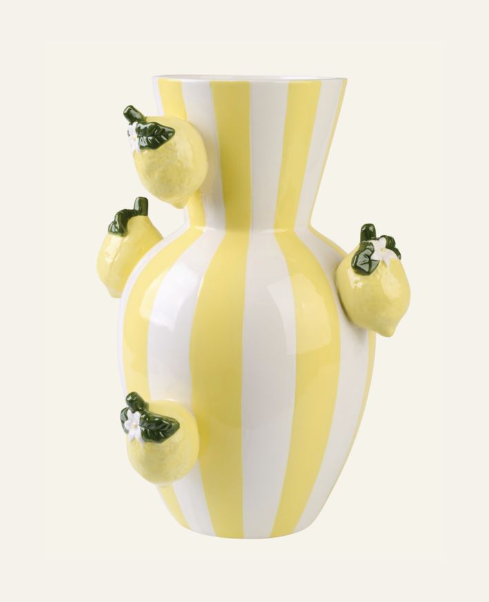 Maljakko moniväri/keltainen - 17x17x30 cm moniväri/keltainen - 1