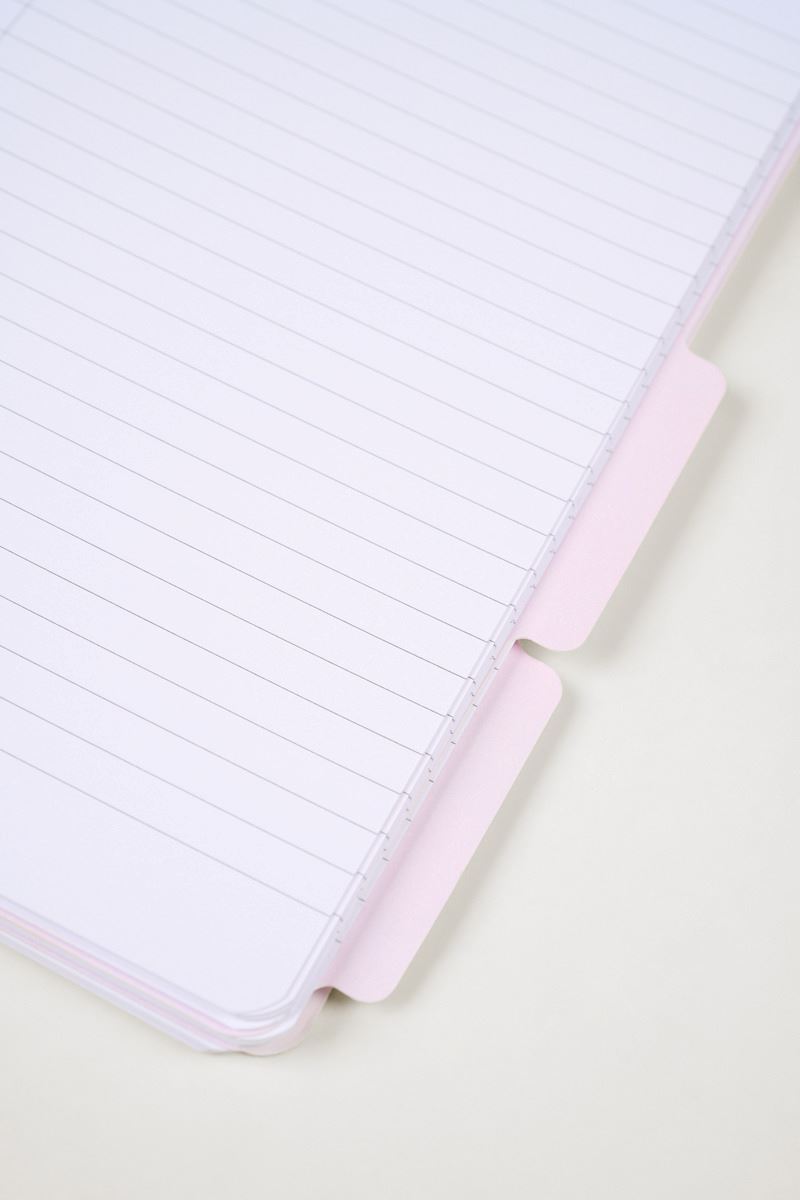 Muistikirja välilehdillä moniväri/roosa - 4
