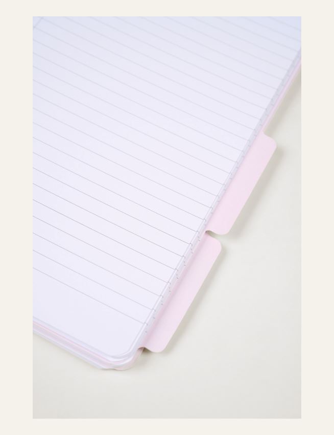 Muistikirja välilehdillä moniväri/roosa - 4