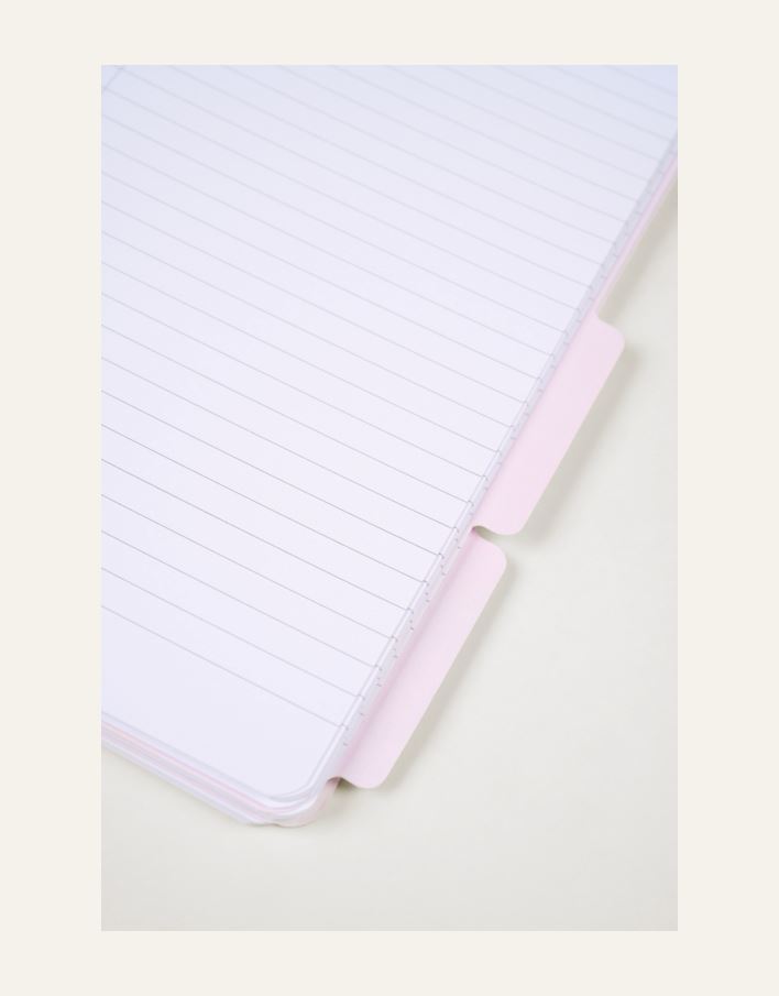 Muistikirja välilehdillä moniväri/roosa - 4