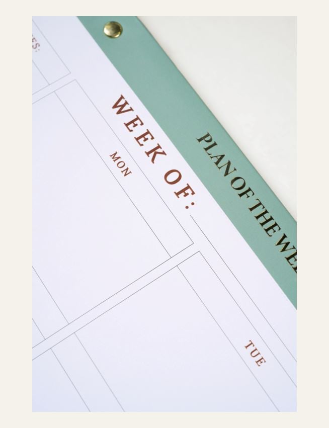 Viikkomuistio oliivinvihreä - 3