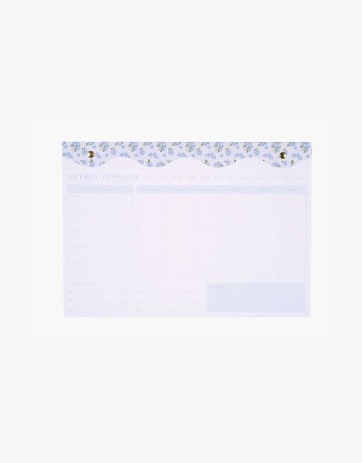 Viikkomuistio moniväri/sininen - 21x30 cm moniväri/sininen - 1