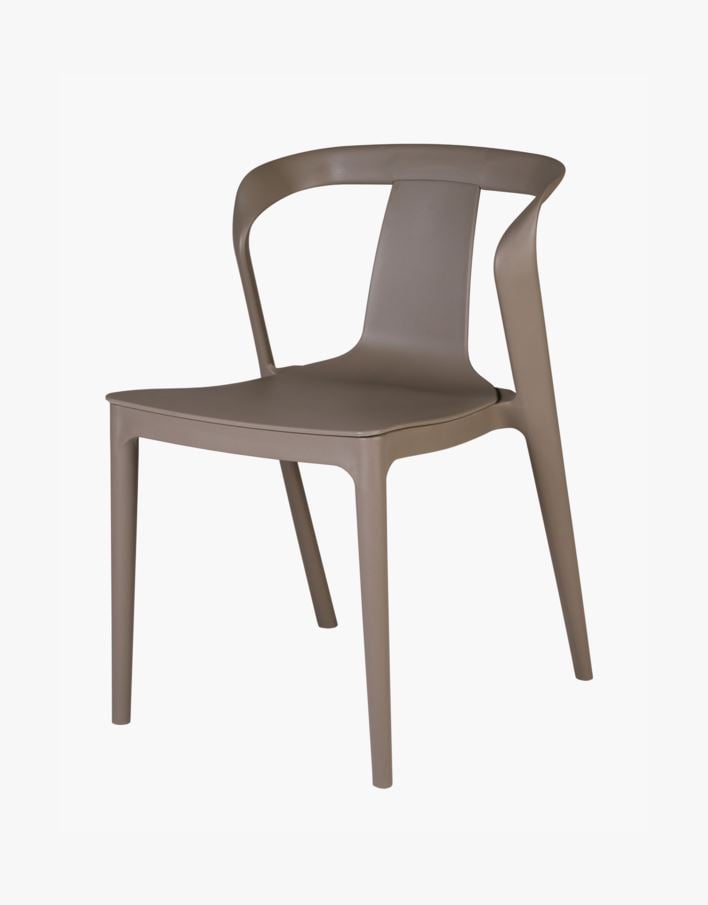 Puutarhatuoli harmaanruskea - 52,6x49x78 cm harmaanruskea - 1