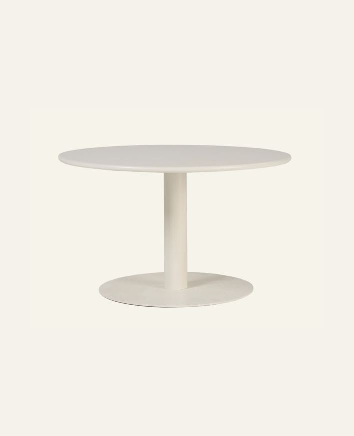 Puutarhapöytä luonnonvalkoinen - 35 cm ø60 luonnonvalkoinen - 1