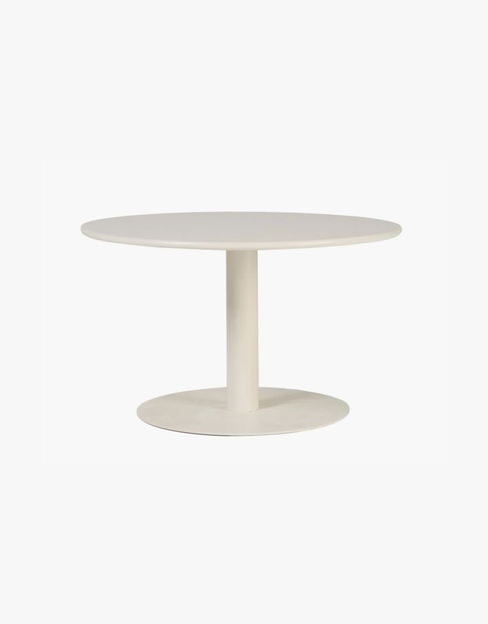 Puutarhapöytä luonnonvalkoinen - 35 cm ø60 luonnonvalkoinen - 1