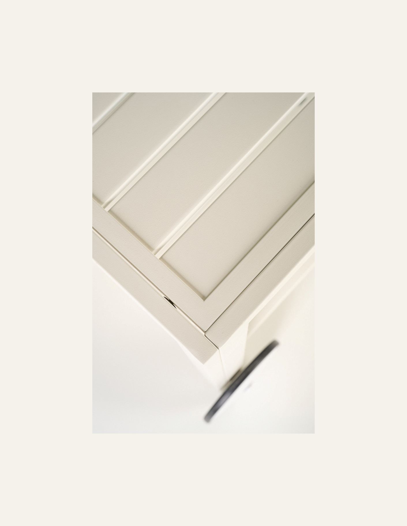 Tarjoiluvaunu luonnonvalkoinen - 3